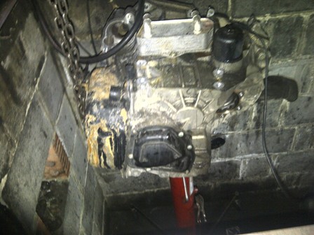 Boite DSG 6V sur un crique