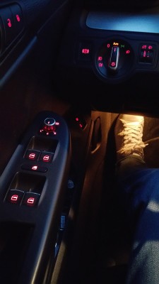 Commande chromé retro et phares de nuit