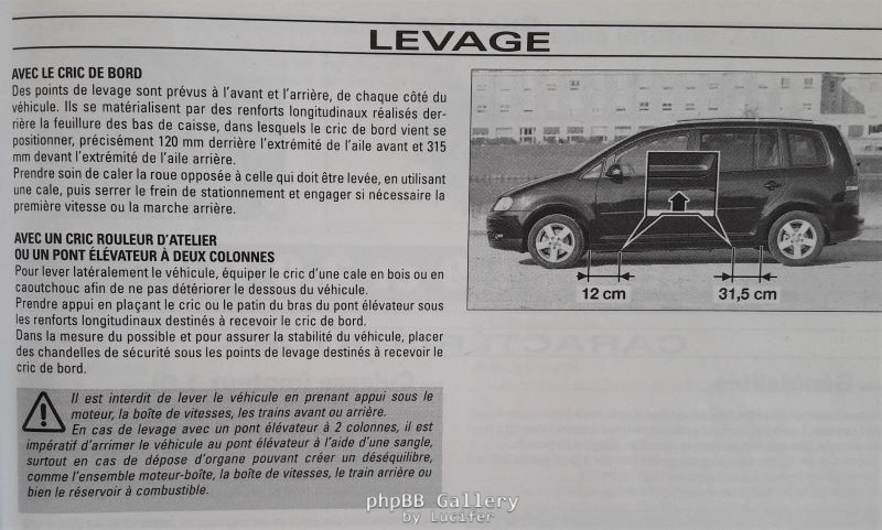 Levage Touran
