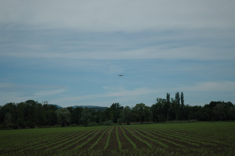 Aéroclub avec atterissage assez serré du fait de la proximité des arbres